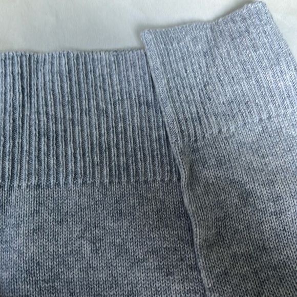 Nwt Throry cashmere Mocked Neck Sweater in Light Heather Grey Small - Picture 9 of 12